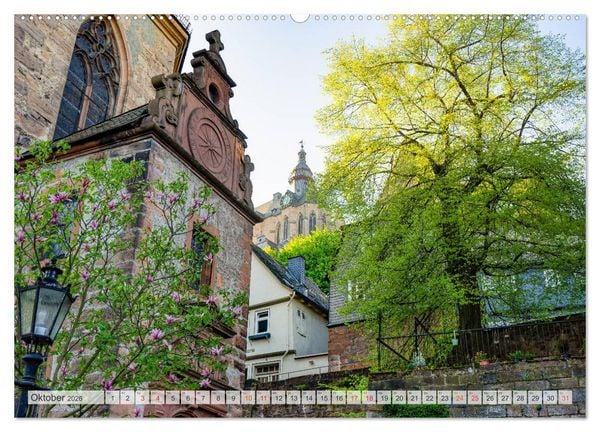 Produktbild: Marburg Impressionen (hochwertiger Premium Wandkalender 2026 DIN A2 quer), Kunstdruck in Hochglanz