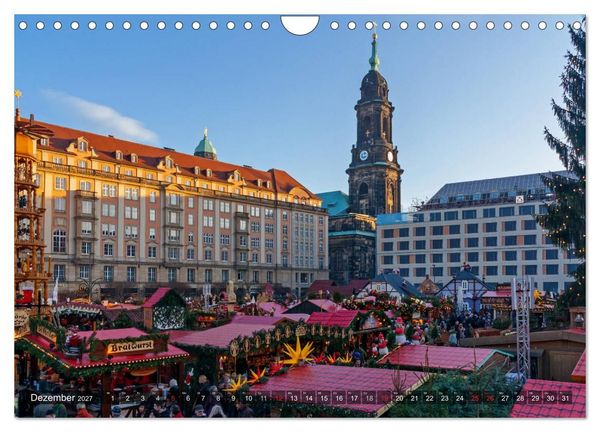 Produktbild: Dresden, ein Jahr an der Elbe (Wandkalender 2027 DIN A4 quer), CALVENDO Monatskalender