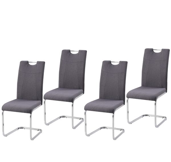 Produktbild: HTI-Living Schwingstuhl KellyC Grau 4er Schwingstuhl KellyC Grau 4er