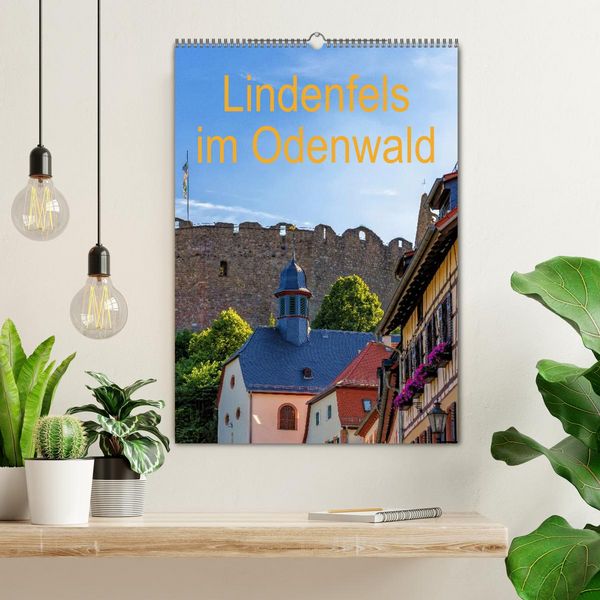 Produktbild: Lindenfels im Odenwald (Wandkalender 2027 DIN A2 hoch), CALVENDO Monatskalender