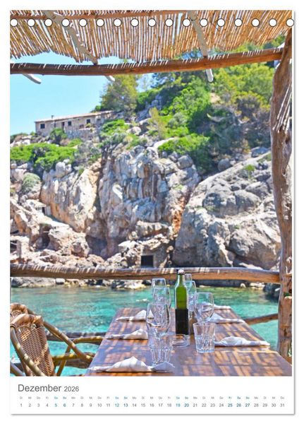 Produktbild: Mallorca - Mediterranes Lebensgef&uuml;hl zum Tr&auml;umen (Tischkalender 2026 DIN A5 hoch), CALVENDO Monatskalender