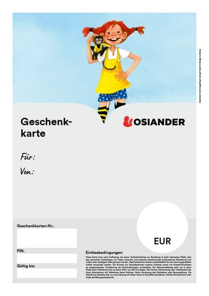Geschenkkarte Pippi Langstrumpf OSI PDF