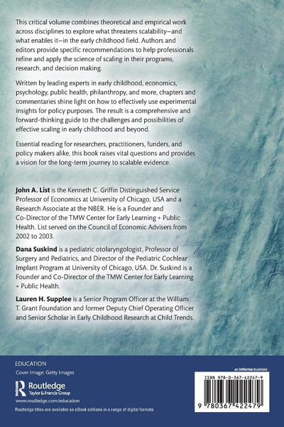 Produktbild: The Scale-Up Effect in Early Childhood and Public Policy