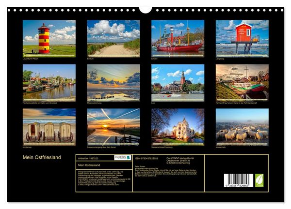 Produktbild: Mein Ostfriesland (Wandkalender 2026 DIN A3 quer), CALVENDO Monatskalender