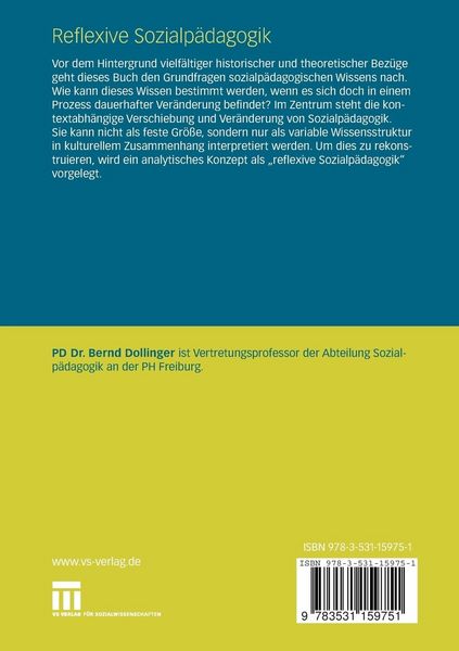 Produktbild: Reflexive Sozialp&auml;dagogik