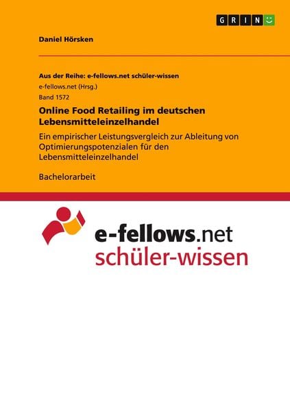Produktbild: Online Food Retailing im deutschen Lebensmitteleinzelhandel
