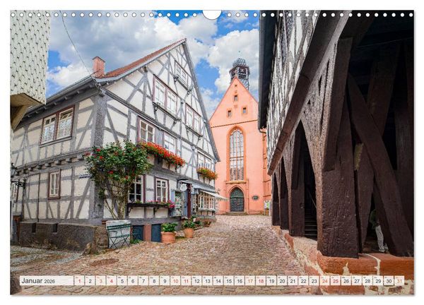 Produktbild: Michelstadt Impressionen (Wandkalender 2026 DIN A3 quer), CALVENDO Monatskalender