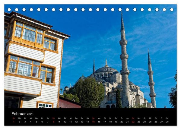 Produktbild: Istanbul Einmalig (Tischkalender 2026 DIN A5 quer), CALVENDO Monatskalender