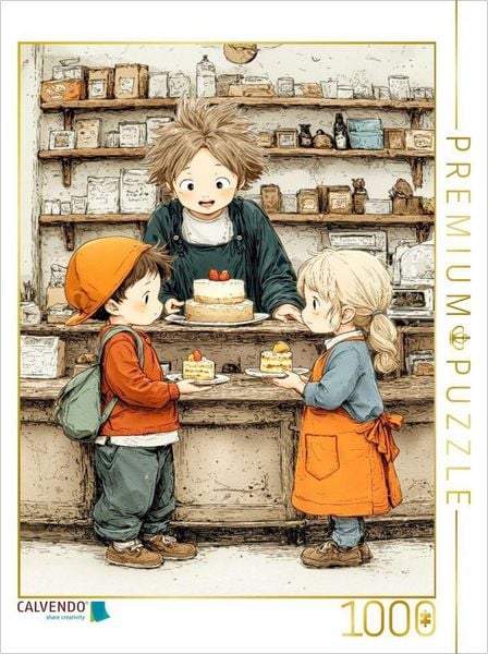 CALVENDO Puzzle Zwei kleine Naschkatzen | 1000 Teile Lege-Größe 64x48cm Foto-Puzzle für glückliche Stunden, Sonstige von , Calvendo Puzzle,