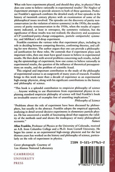 Produktbild: The Neglect of Experiment