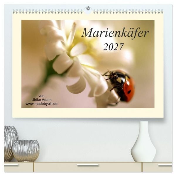 Produktbild: Marienk&auml;fer / 2027 (hochwertiger Premium Wandkalender 2027 DIN A2 quer), Kunstdruck in Hochglanz