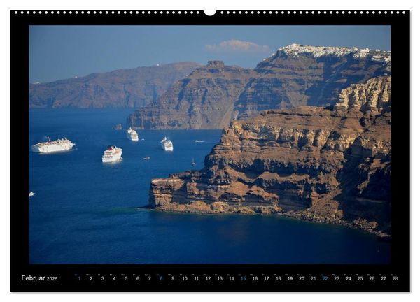 Produktbild: Santorini (hochwertiger Premium Wandkalender 2026 DIN A2 quer), Kunstdruck in Hochglanz