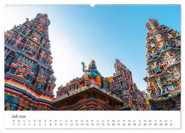 Produktbild: Traumziel Sri Lanka (hochwertiger Premium Wandkalender 2026 DIN A2 quer), Kunstdruck in Hochglanz