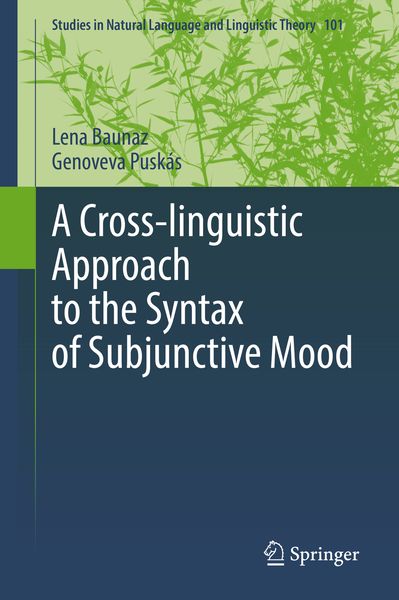 Produktbild: A Cross-linguistic Approach to the Syntax of Subjunctive Mood