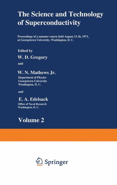 Produktbild: The Science and Technology of Superconductivity