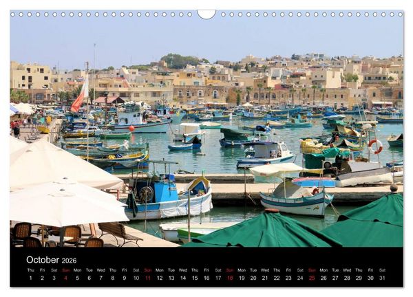 Produktbild: Malta Pearl of the Mediterranean (Wall Calendar 2026 DIN A3 landscape), CALVENDO 12 Month Wall Calendar