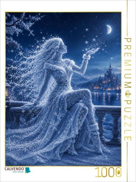 CALVENDO Puzzle Königin der Schneeflocken | 1000 Teile Lege-Größe 64 × 48 cm Foto-Puzzle für glückliche Stunden