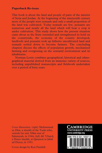 Produktbild: Nomads and Settlers in Syria and Jordan, 1800 1980