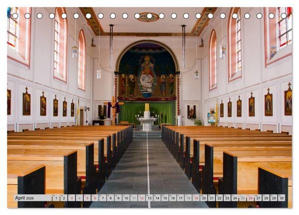 Produktbild: Kirchen und Kapellen (Tischkalender 2026 DIN A5 quer), CALVENDO Monatskalender