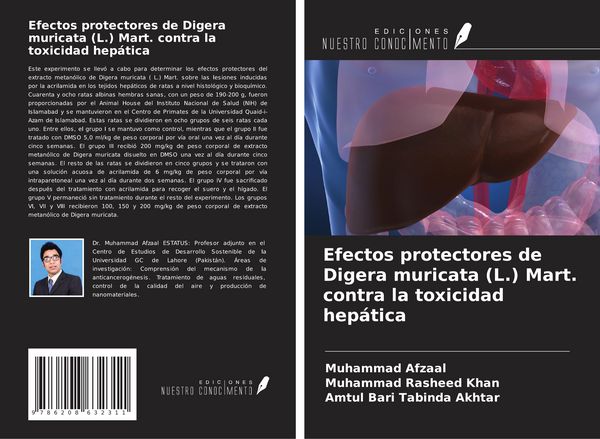 Produktbild: Efectos protectores de Digera muricata (L.) Mart. contra la toxicidad hep&aacute;tica