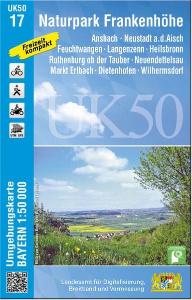 Produktbild: UK50-17 Naturpark Frankenh&ouml;he