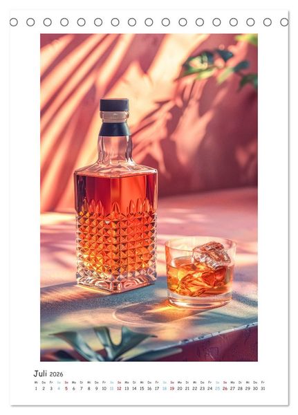Produktbild: Whisky-Momente (Tischkalender 2026 DIN A5 hoch), CALVENDO Monatskalender