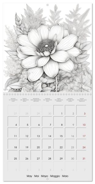 Produktbild: Le monde v&eacute;g&eacute;tal (Calendrier mural carr&eacute; 2026 30x30 cm) Calendrier double avec une page pour vos prises de notes