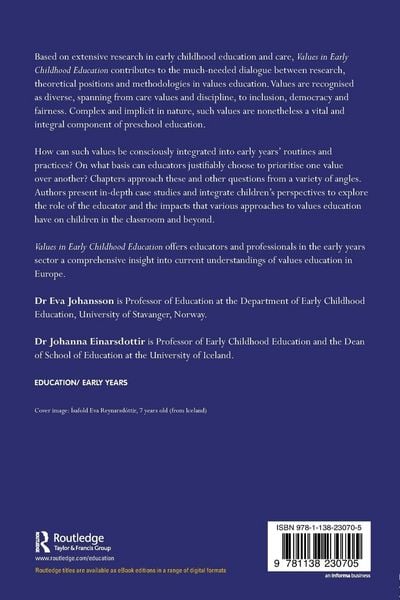 Produktbild: Values in Early Childhood Education