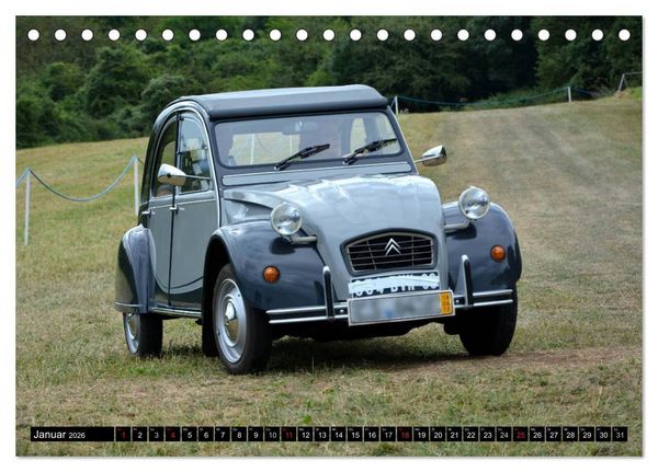 Produktbild: Oldtimer - Kostbarkeiten auf R&auml;dern (Tischkalender 2026 DIN A5 quer), CALVENDO Monatskalender