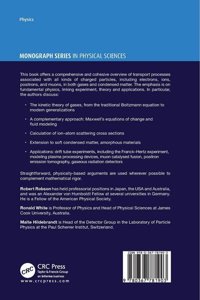 Produktbild: Fundamentals of Charged Particle Transport in Gases and Condensed Matter