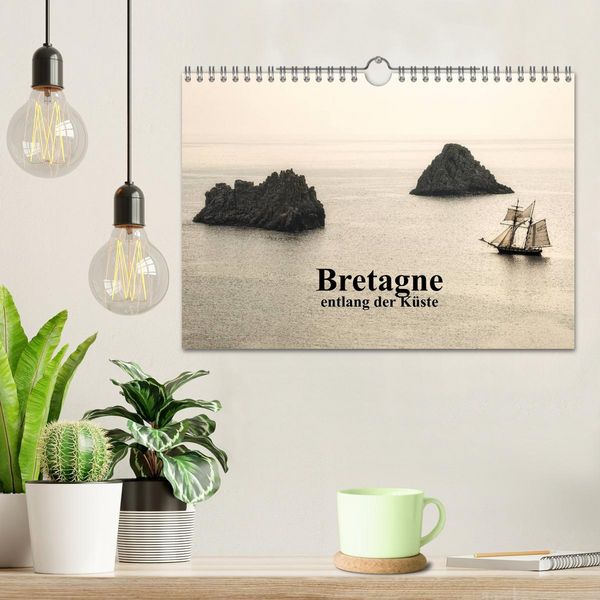 Produktbild: Bretagne entlang der K&uuml;ste (Wandkalender 2026 DIN A4 quer), CALVENDO Monatskalender