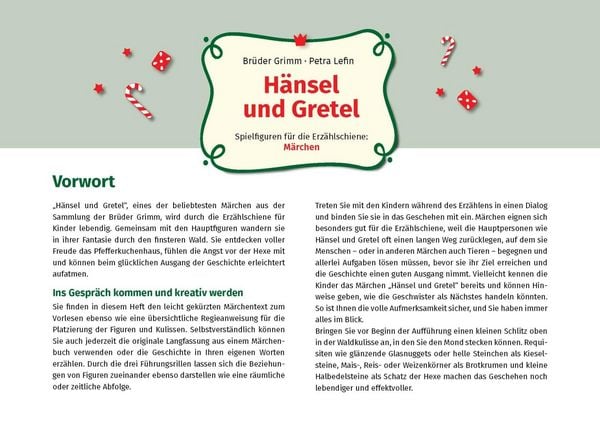 Produktbild: H&auml;nsel und Gretel. Erz&auml;hlschienen-Figurenset