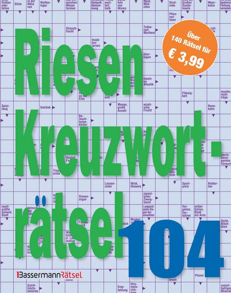 Riesen-Kreuzwortrtsel 104" online kaufen
