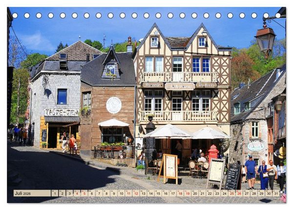 Produktbild: Unterwegs in den belgischen Ardennen (Tischkalender 2026 DIN A5 quer), CALVENDO Monatskalender