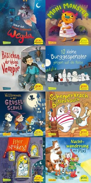 Produktbild: Pixi-8er-Set 312: Pixi in der Geisterbahn (8x1 Exemplar)