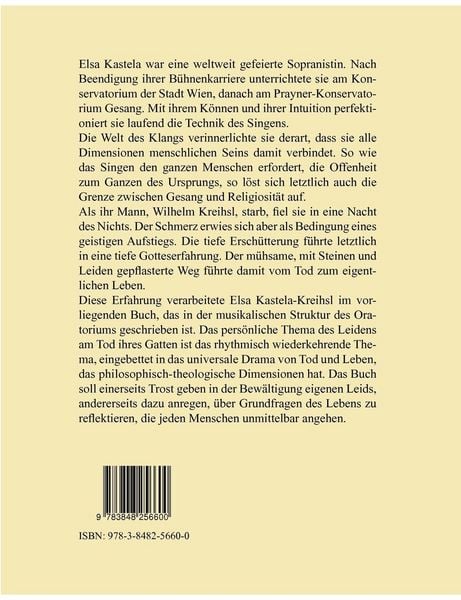 Produktbild: Oratorium von Tod und Leben