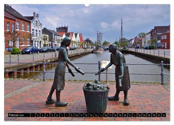Produktbild: Papenburg und das Rheiderland (hochwertiger Premium Wandkalender 2026 DIN A2 quer), Kunstdruck in Hochglanz
