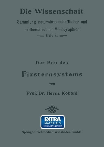 Produktbild: Der Bau des Fixsternsystems mit Besonderer Ber&uuml;cksichtigung der Photometrischen Resultate