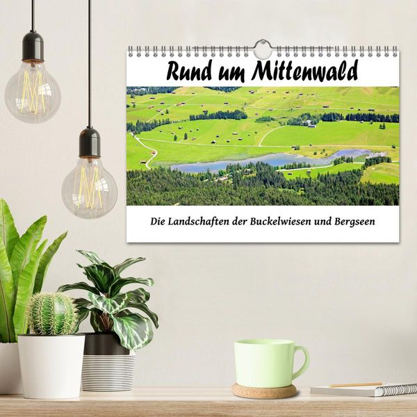 'Rund um Mittenwald (Wandkalender 2025 DIN A4 quer), CALVENDO 