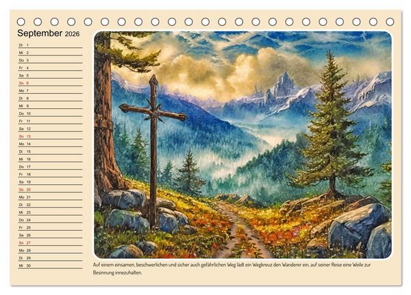Produktbild: Orte einer M&auml;rchenwelt (Tischkalender 2026 DIN A5 quer), CALVENDO Monatskalender
