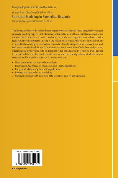 Produktbild: Statistical Modeling in Biomedical Research