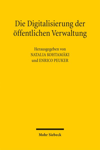 Produktbild: Die Digitalisierung der &ouml;ffentlichen Verwaltung