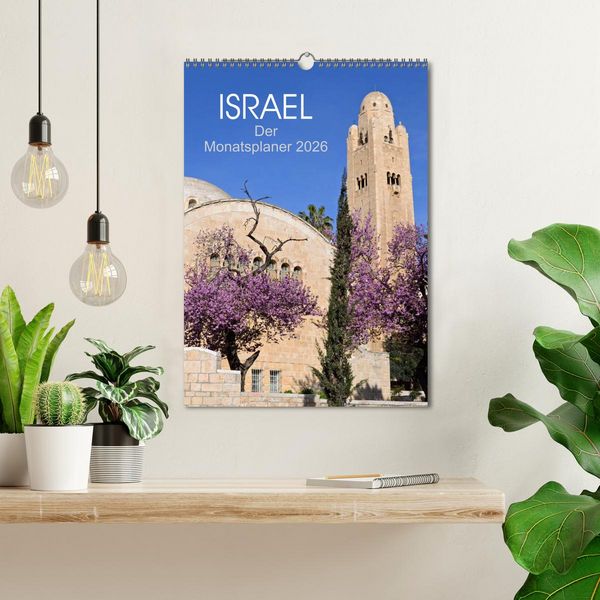 Produktbild: Israel - Der Monatsplaner 2026 (Wandkalender 2026 DIN A3 hoch), CALVENDO Monatskalender