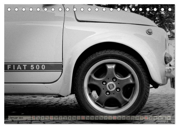 Produktbild: il Cinquecento - Details im Fokus - im Look eines legend&auml;ren Analogfilms (Tischkalender 2025 DIN A5 quer), CALVENDO Monatskalender