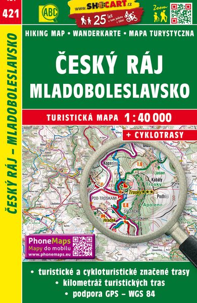 Produktbild: Wanderkarte Tschechien Cesky raj, Mladobleslavsko 1 : 40 000