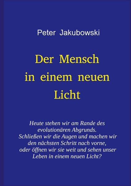 Produktbild: Der Mensch in einem neuen Licht