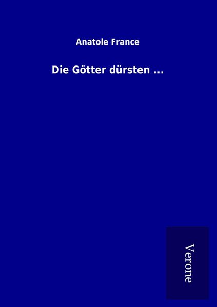 Produktbild: Die G&ouml;tter d&uuml;rsten ...