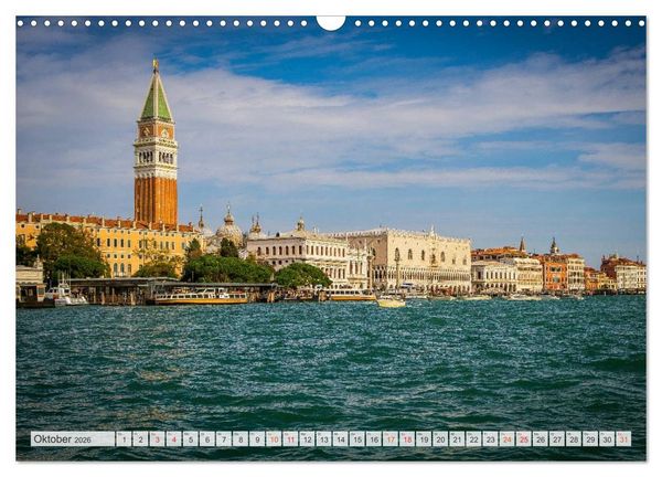 Produktbild: Wundervolles Venedig (Wandkalender 2026 DIN A3 quer), CALVENDO Monatskalender
