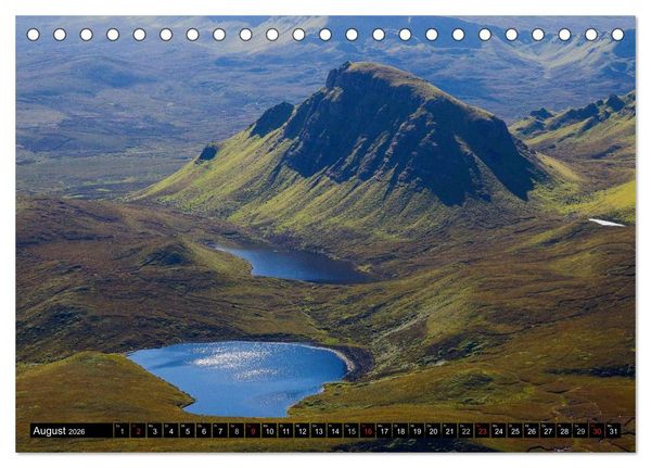 Produktbild: Mull, Skye, Staffa, Iona. Die Inseln der Inneren Hebriden (Tischkalender 2026 DIN A5 quer), CALVENDO Monatskalender