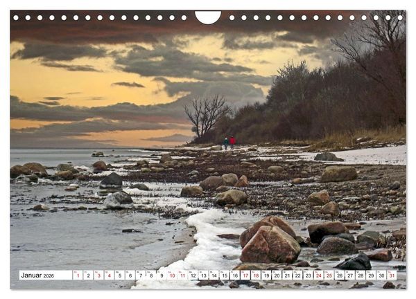Produktbild: Beckerwitz - Impressionen aus der Wohlenberger Wiek (Wismarer Bucht) (Wandkalender 2026 DIN A4 quer), CALVENDO Monatskalender